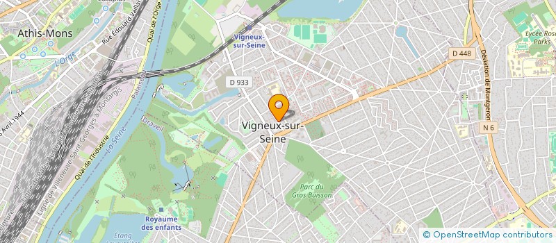 localisation de l'entreprise MADAME YINING YU  BUSSY-SAINT-GEORGES