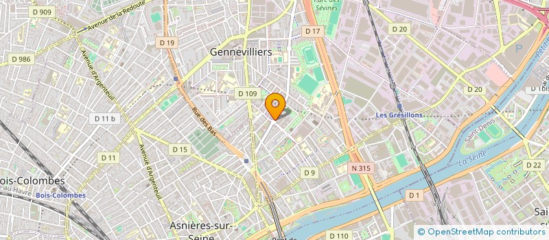 localisation de l'entreprise MADAME YINJING LIN  GENNEVILLIERS