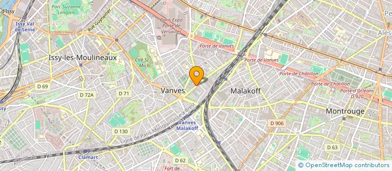 localisation de l'entreprise MADAME YIYI ZOU  VANVES