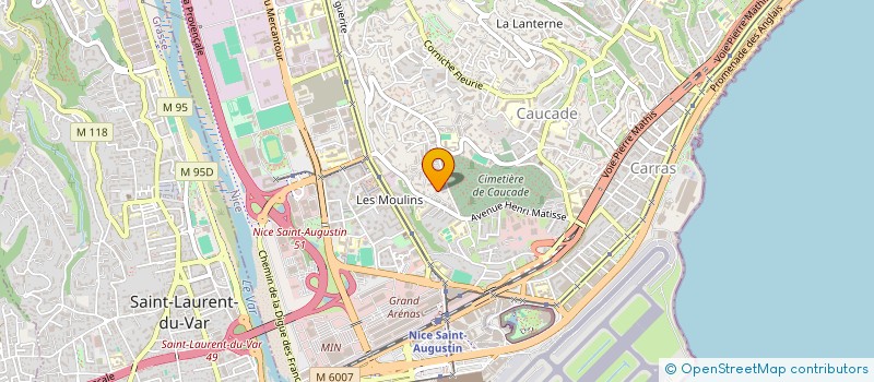 localisation de l'entreprise MADAME YKRAM BKAKIL à NICE