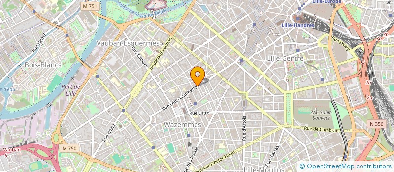 localisation de l'entreprise MADAME YLAN MALRIC à LILLE