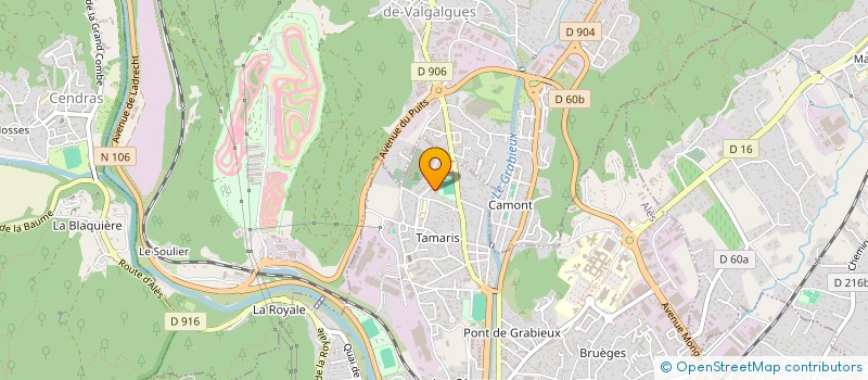 localisation de l'entreprise MADAME YLANA MISSOUR  ALES