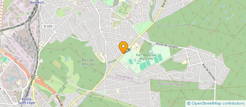 localisation de l'entreprise MADAME YLEANE QUERE  SUCY-EN-BRIE