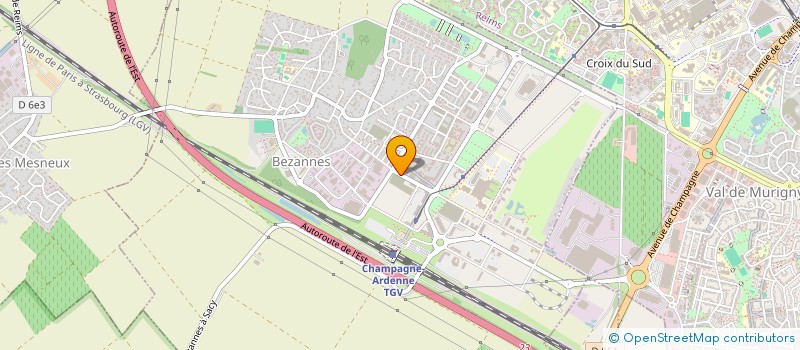 localisation de l'entreprise MADAME YLENA BOUAMAMA  BEZANNES