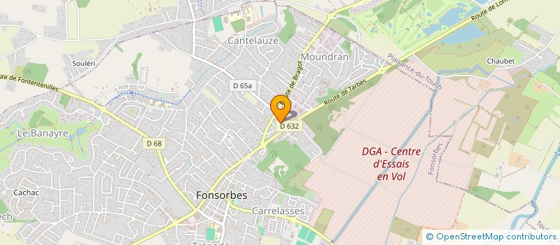 localisation de l'entreprise MADAME YLENIA RUGA  FONSORBES