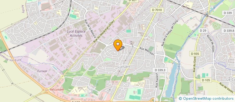 localisation de l'entreprise MADAME YLLKA UKAJ à LUISANT