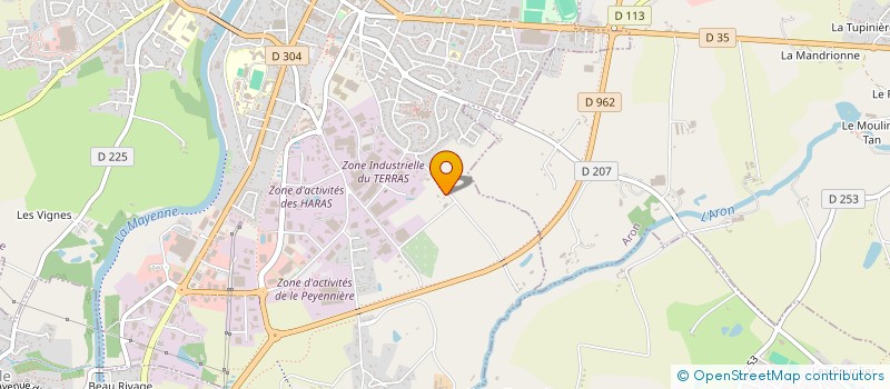 localisation de l'entreprise MADAME YLONA GUILLOIS  MAYENNE