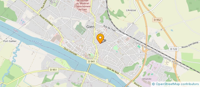 localisation de l'entreprise MADAME YLONA KOLOKO à GIEN