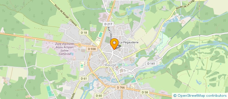 localisation de l'entreprise MADAME YLONA LOIRE  BAUGE-EN-ANJOU