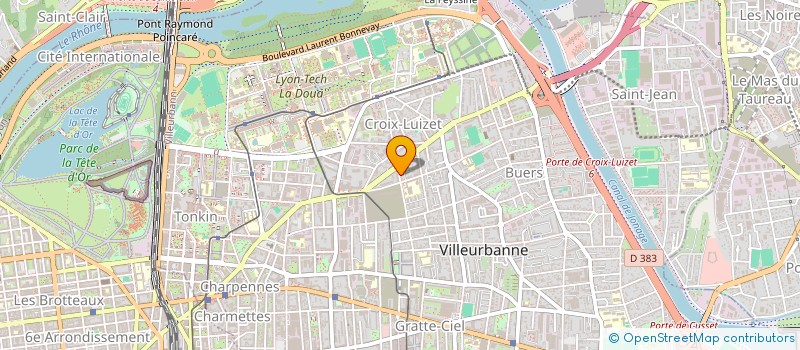 localisation de l'entreprise MADAME YLONA RISTORI  VILLEURBANNE