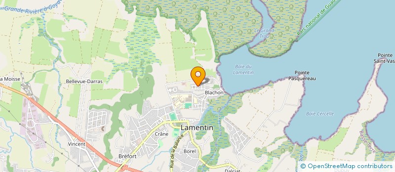 localisation de l'entreprise MADAME YLSES CADIGNAN  LAMENTIN