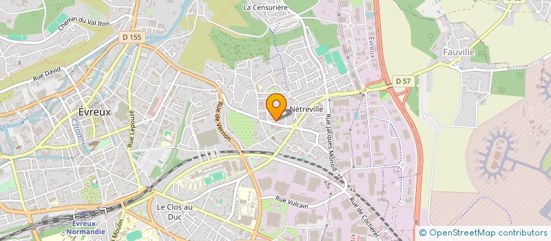 localisation de l'entreprise MADAME YMAN ARFAOUI à EVREUX