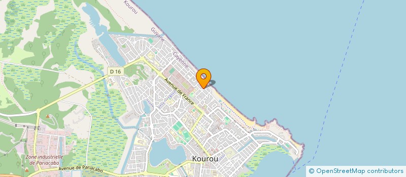 localisation de l'entreprise MADAME YMANN DARNAL à KOUROU