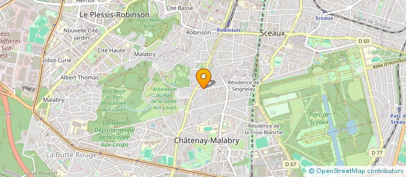 localisation de l'entreprise MADAME YMEN KOBROSLI  CHATENAY-MALABRY