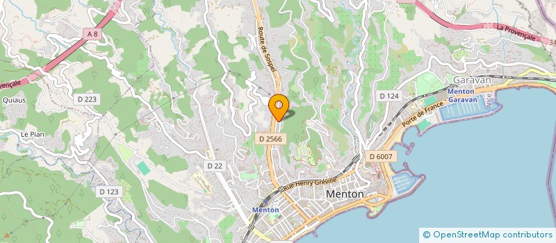 localisation de l'entreprise MADAME YMEN LETAIEF à MENTON