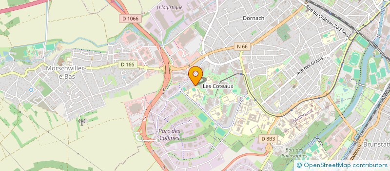 localisation de l'entreprise MADAME YMENE LARIT à MULHOUSE
