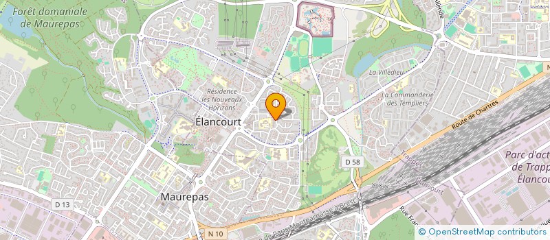 localisation de l'entreprise MADAME YNES EL AISSAOUI  ELANCOURT