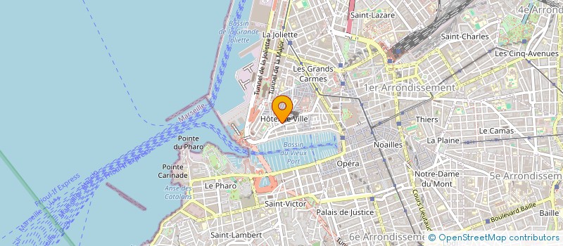 localisation de l'entreprise MADAME YNES GARROUJOU  MARSEILLE
