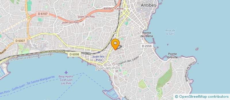 localisation de l'entreprise MADAME YNES JENDOUBI à ANTIBES