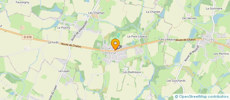 localisation de l'entreprise MADAME YNES LONJARET  SAVIGNY-SUR-SEILLE