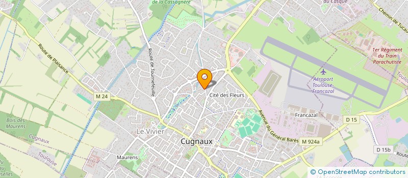 localisation de l'entreprise MADAME YNES RIHANE  CUGNAUX