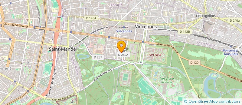 localisation de l'entreprise MADAME YO SHI NA GA WA à VINCENNES