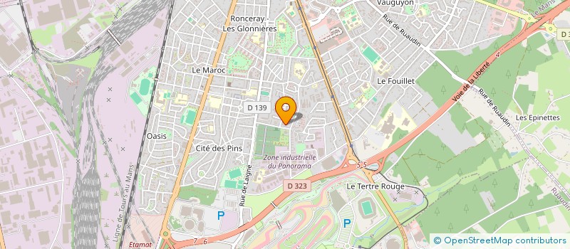 localisation de l'entreprise MADAME YOANA ANTOINE à LE MANS