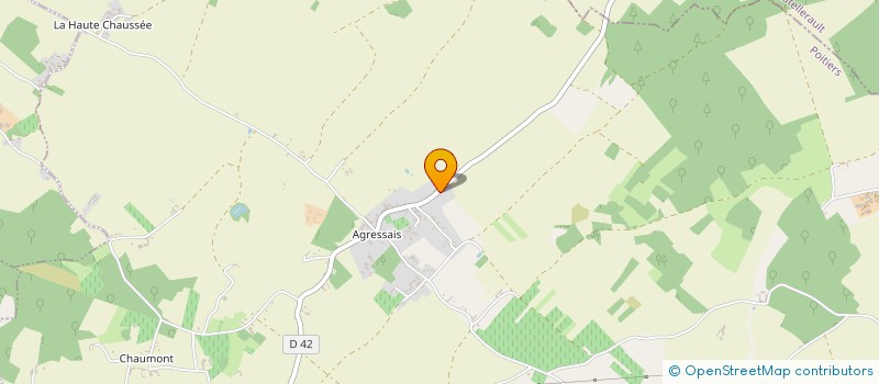 localisation de l'entreprise MADAME YOANA BERTEAUX  THURAGEAU