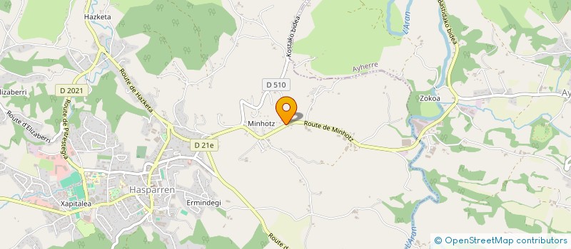 localisation de l'entreprise MADAME YOANNA GRILLON  HASPARREN