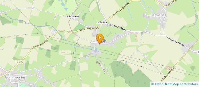 localisation de l'entreprise MADAME YOANNE PAYEN à AMFROIPRET
