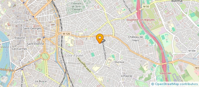 localisation de l'entreprise MADAME YOANNIE JANICKE  TOULOUSE