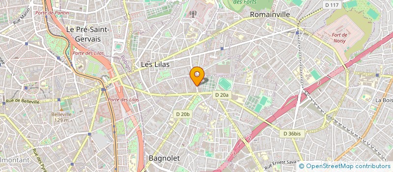 localisation de l'entreprise MADAME YOELLA DABI à BAGNOLET