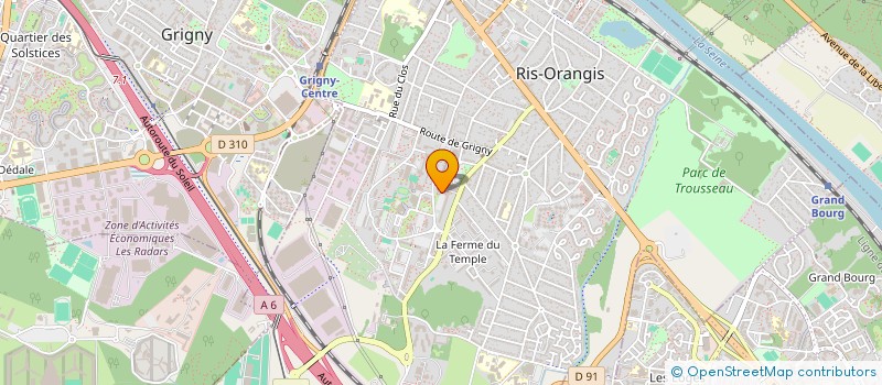 localisation de l'entreprise MADAME YOGANANDHINI RAJA à RIS-ORANGIS