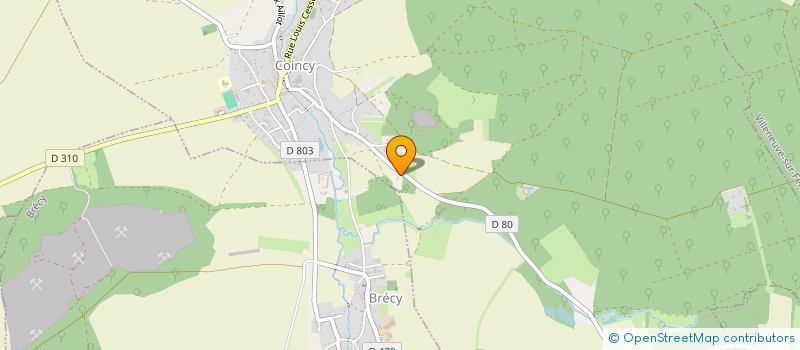 localisation de l'entreprise MADAME YOHANN LOGEART  COINCY