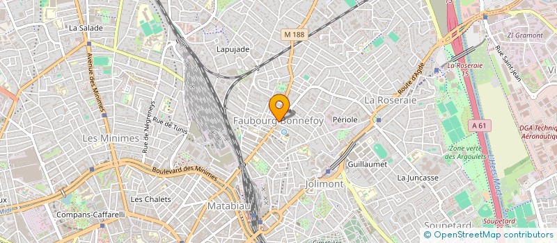 localisation de l'entreprise MADAME YOHANN-SOPHIE AGBO à TOULOUSE