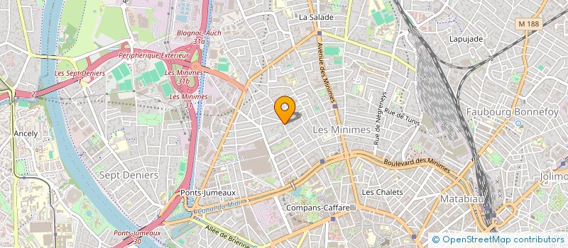 localisation de l'entreprise MADAME YOHANNA BOUVETIER à TOULOUSE