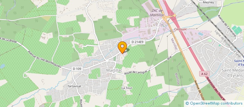 localisation de l'entreprise MADAME YOHANNA CHARDON  LA BREDE