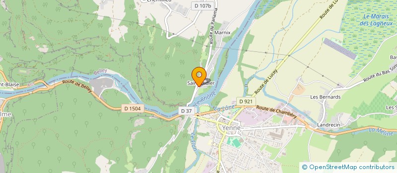 localisation de l'entreprise MADAME YOHANNA DESVIGNES à PARVES ET NATTAGES