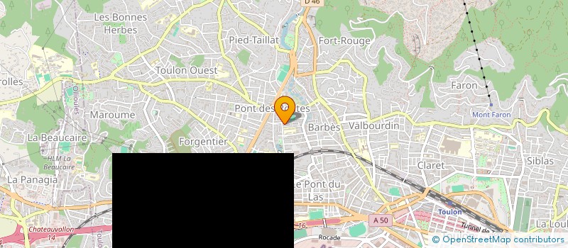 localisation de l'entreprise MADAME YOHANNA MECHINEAU  TOULON