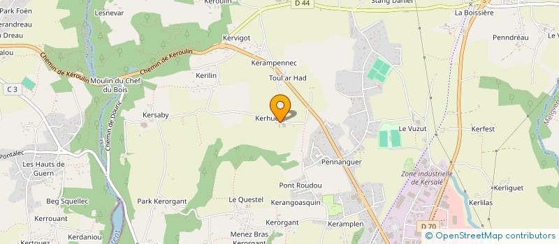 localisation de l'entreprise MADAME YOHANNA RUELLE à CONCARNEAU