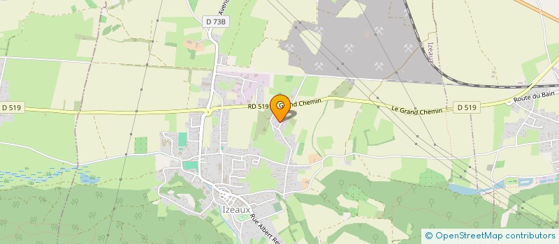 localisation de l'entreprise MADAME YOHANNE ROBERT  IZEAUX