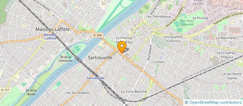 localisation de l'entreprise MADAME YOHOU BAILLY  SARTROUVILLE