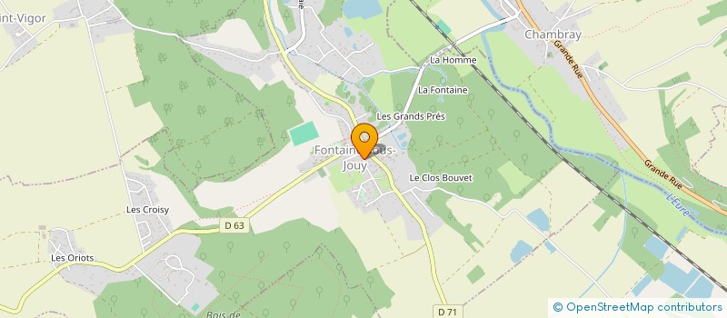 localisation de l'entreprise MADAME YOKO BIOLAN  FONTAINE-SOUS-JOUY