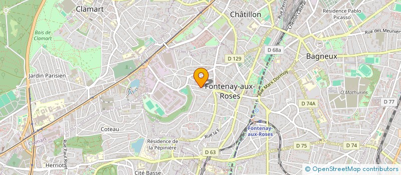 localisation de l'entreprise MADAME YOKO MAATHEY à FONTENAY-AUX-ROSES