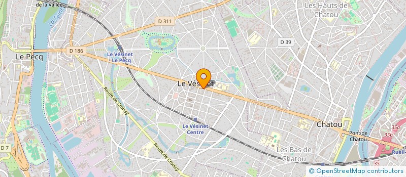 localisation de l'entreprise MADAME YOKO OKUBO  CROISSY-SUR-SEINE