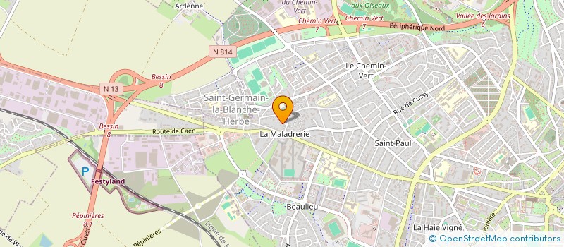 localisation de l'entreprise MADAME YOKO SATI UWADA à CAEN