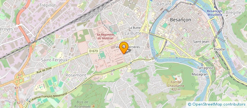 localisation de l'entreprise MADAME YOLA NGNAMEGUE ELLA ONDO à BESANCON
