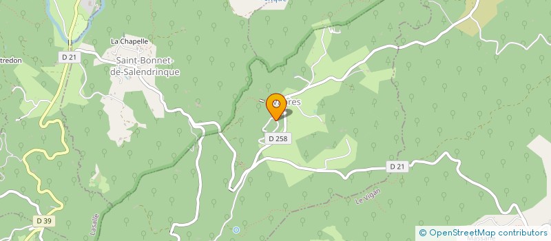 localisation de l'entreprise MADAME YOLAINE BERTHIER  VABRES