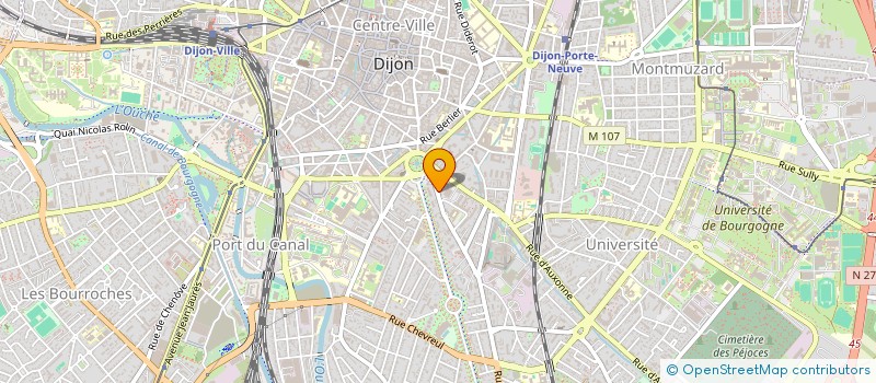 localisation de l'entreprise MADAME YOLAINE BOURION à DIJON