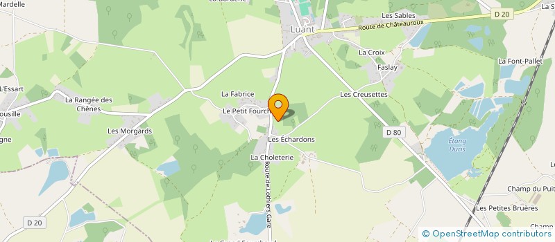 localisation de l'entreprise MADAME YOLAINE BOURSIN à LUANT